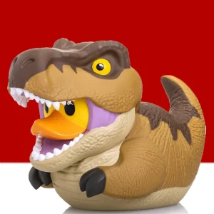 Jurassic Park T-Rex Giant TUBBZ XL Cosplaying Duck Collectible Jurassic Park T-Rex Giant TUBBZ XL Cosplaying Duck Collectible