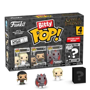 Daenerys (Bride) / Khal Drago / Drogon / Mystery Bitty (4-Pack) Daenerys (Bride) / Khal Drago / Drogon / Mystery Bitty (4-Pack)