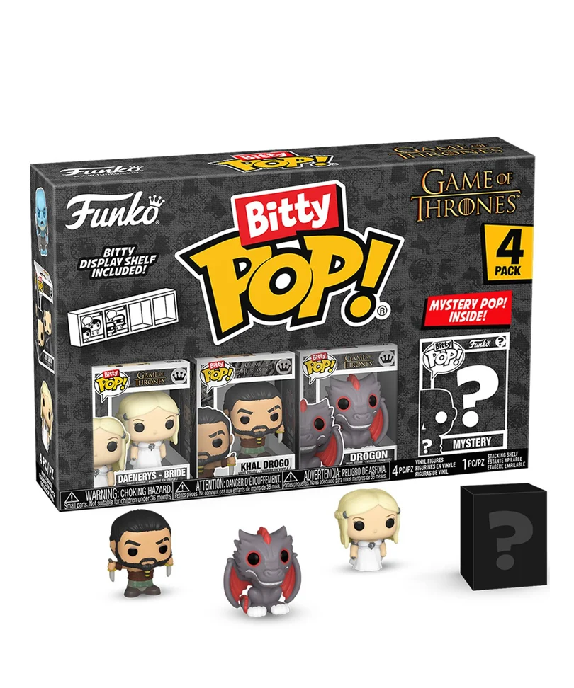 Daenerys (Bride) / Khal Drago / Drogon / Mystery Bitty (4-Pack)