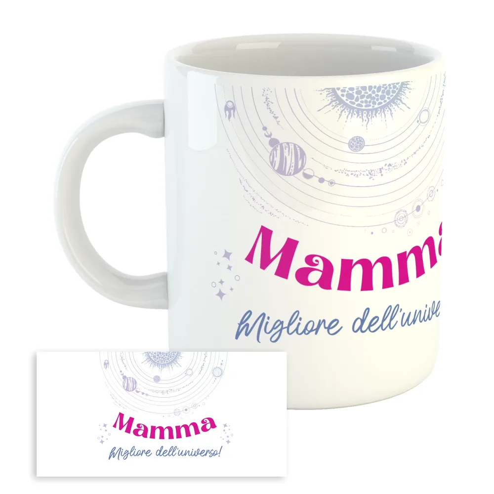 Tazza Mug Festa della Mamma – Mamma migliore dell’universo