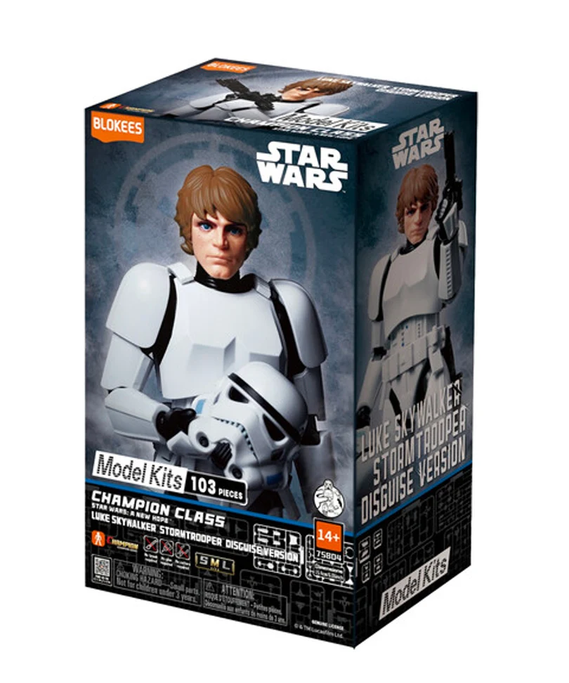 Star Wars Blokees Plastic Model Kit Champion Class 04 Luke Skywalker