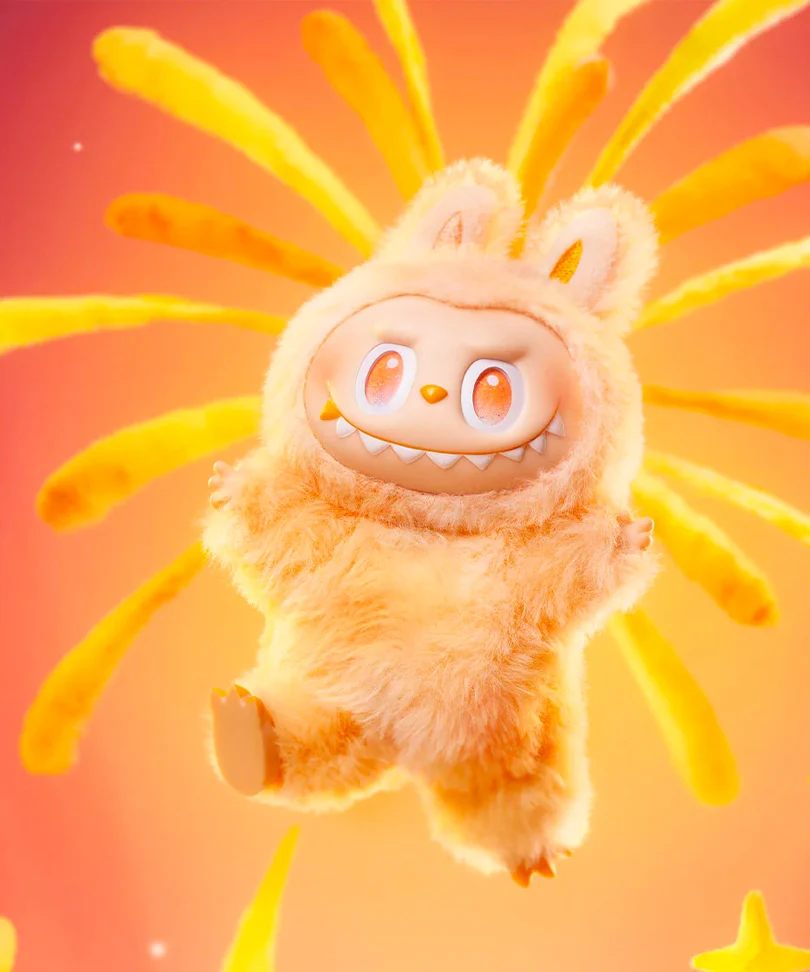 Labubu Big into Energy Happiness (Arancione) - Pop Mart Official Figure - immagine 2