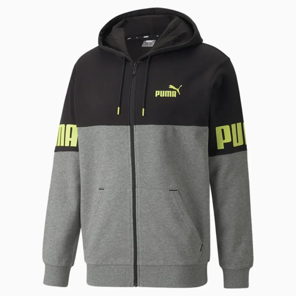 Puma Felpa Uomo Puma Power Colorblock Fz