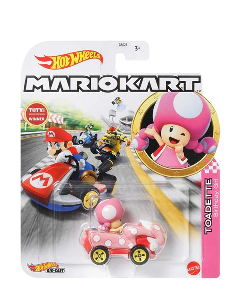 Hot Wheels Super Mario Kart Scala 1:64 - Toadette