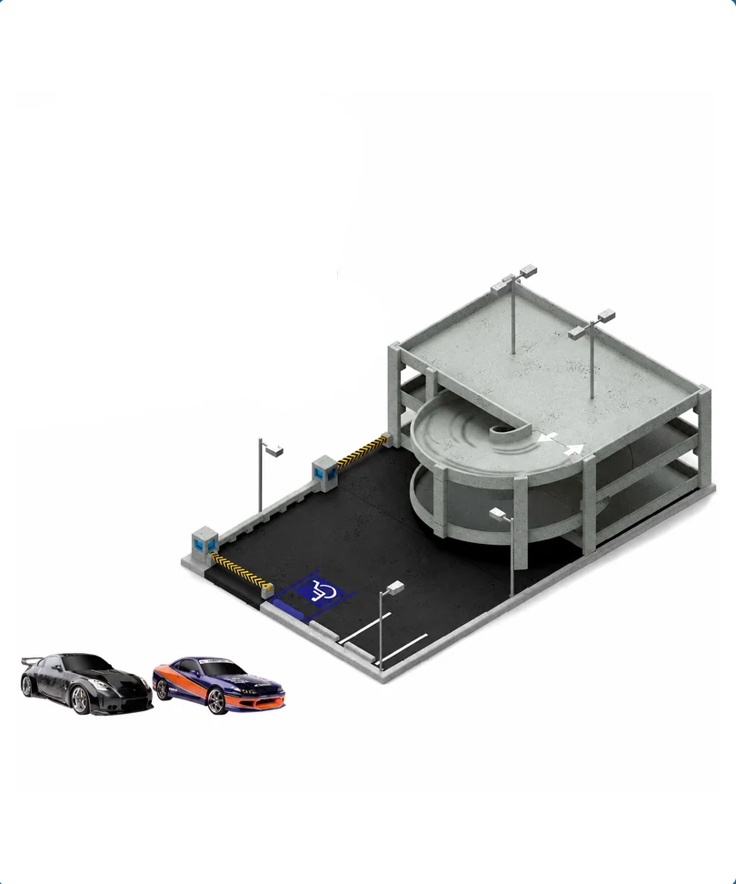 Fast & Furious - Nano Metalfigs Tokyo Drift Garage