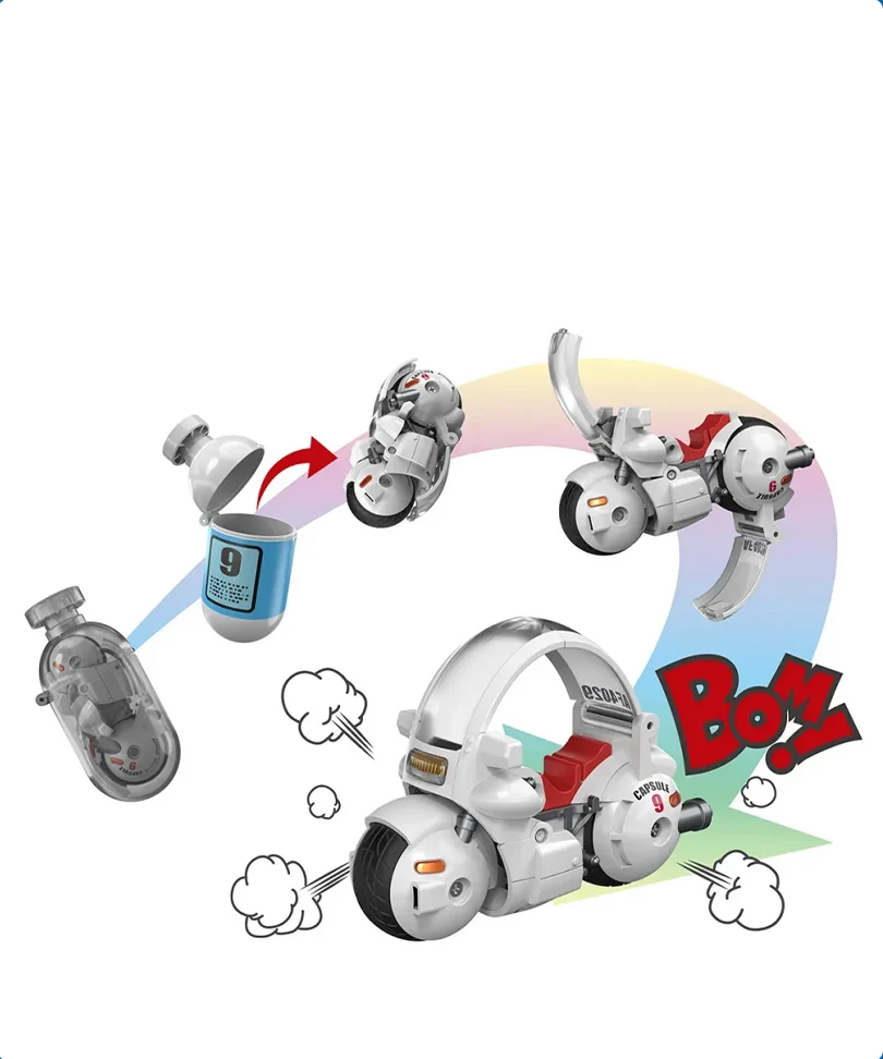 Dragon Ball – Hoipoi Capsule No.9 Bulma's Motorcycle – Figure ChangeArts - immagine 2
