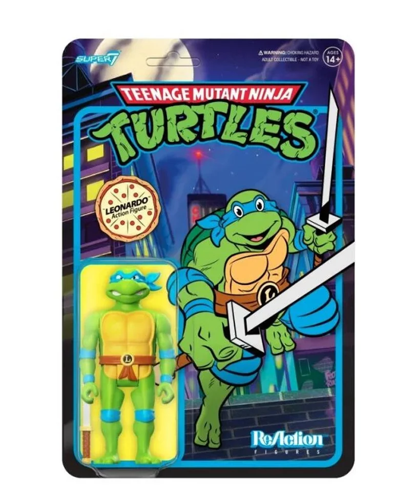 Teenage Mutant Ninja Turtles - ReAction Action Figure Leonardo 10 cm