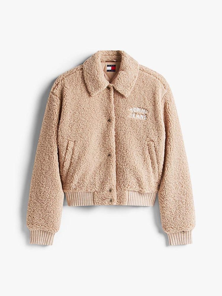 Tommy Hilfiger Giacca Donna Teddy Varsity Bomber - immagine 2