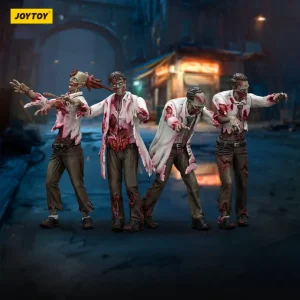 Zombie Dark Source – Action Figures 4-Pack Scientists (Male) 8 cm