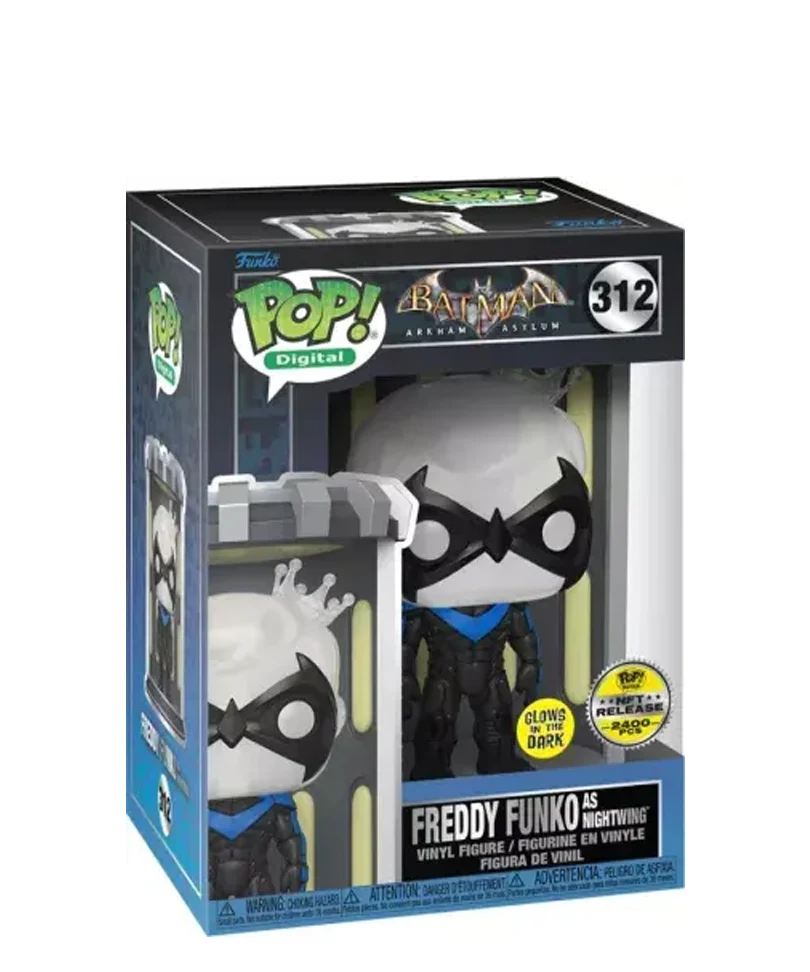 Freddy Funko as Nightwing (Glows in the Dark)