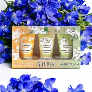 GIFT BOX TRIS CREME MANI Idratanti e Nutrienti – Gelsomino, Mandorla, Pompelmo GIFT BOX TRIS CREME MANI Idratanti e Nutrienti – Gelsomino, Mandorla, Pompelmo