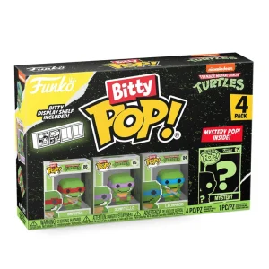 Raphael / Donatello / Leonardo / Mystery Bitty (8-Bit) (4-Pack)