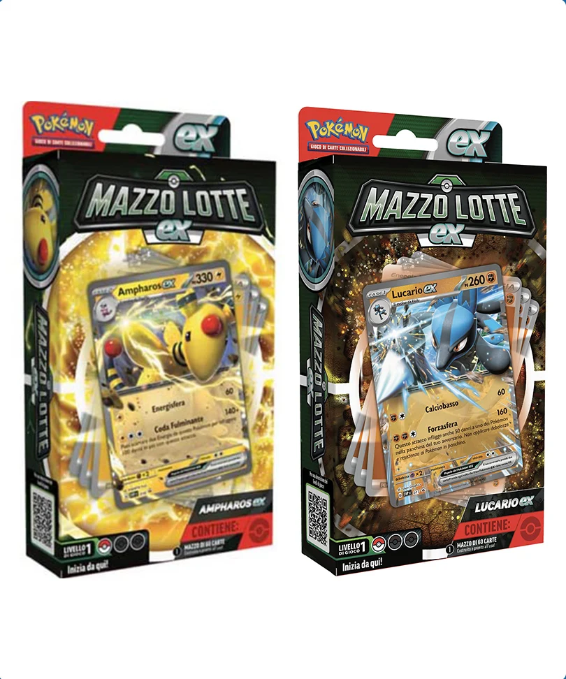Pokemon Mazzo Lotte - Lucario-EX e Ampharos-EX