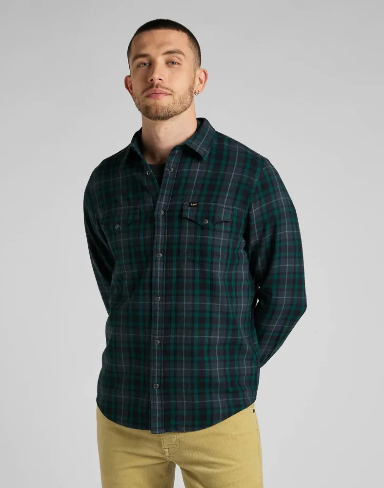 Lee Camicia Uomo Clean Reg Western