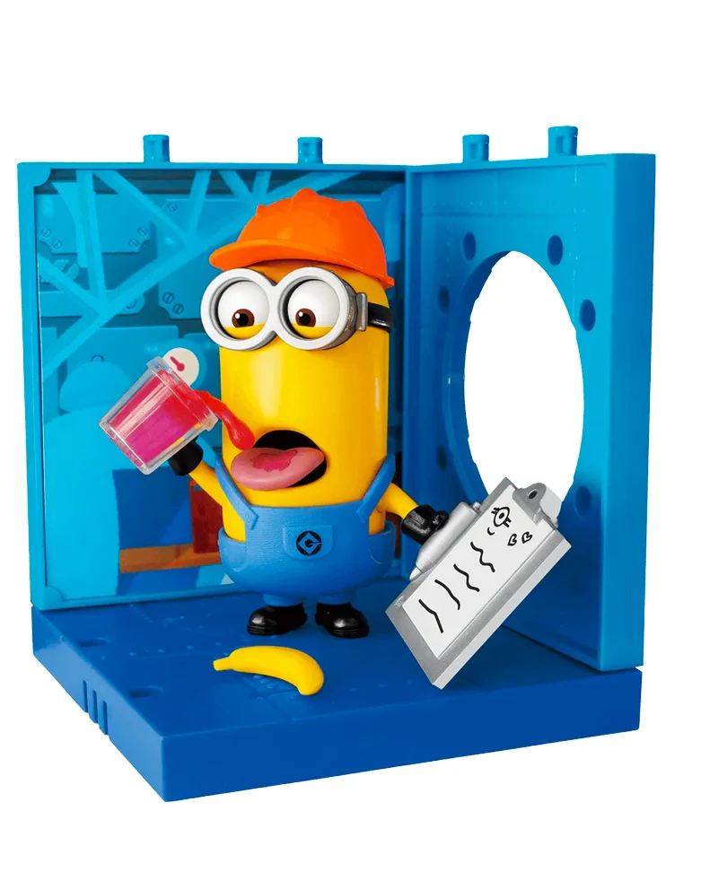 Minions Blokees Plastic Model Kit PreCool Jelly Factory Series 1 Kevin - immagine 3