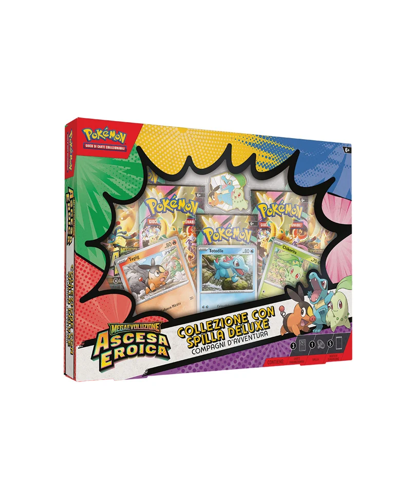 Pokemon ITA Megaevoluzioni: Ascesa Eroica Collezione Spilla Deluxe