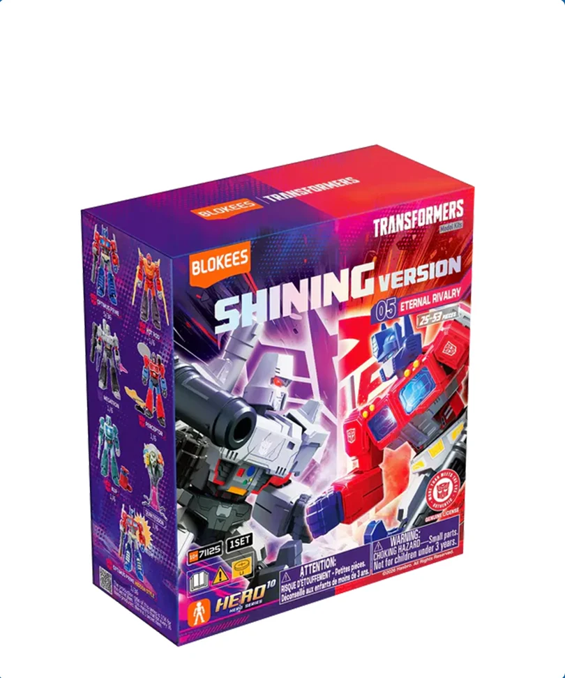 Transformers Blokees Plastic Model Kit Eternal Rivalry Shining Version 05 Blind Box