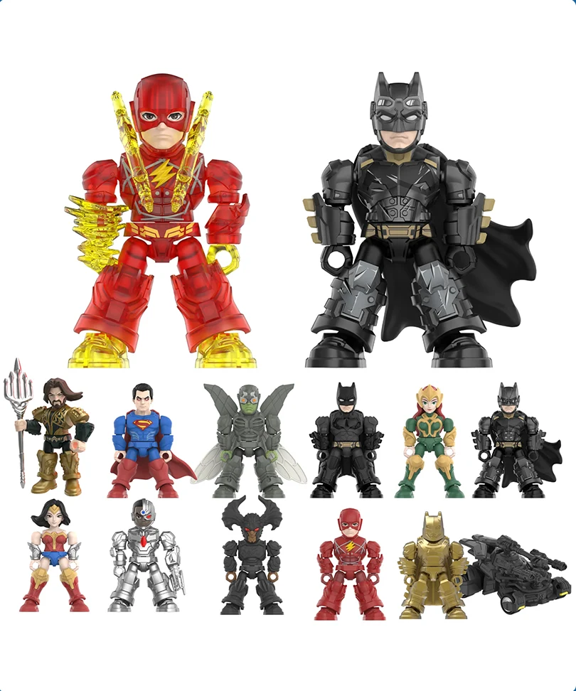 DC Hero Justice League Blokees Plastic Model Kit DC Defender Version 02 - Blind Box - immagine 2