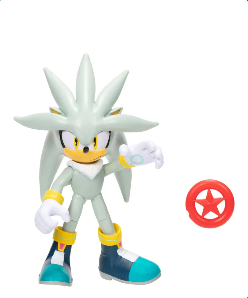 Silver con Red Star – Sonic the Hedgehog Action Figure