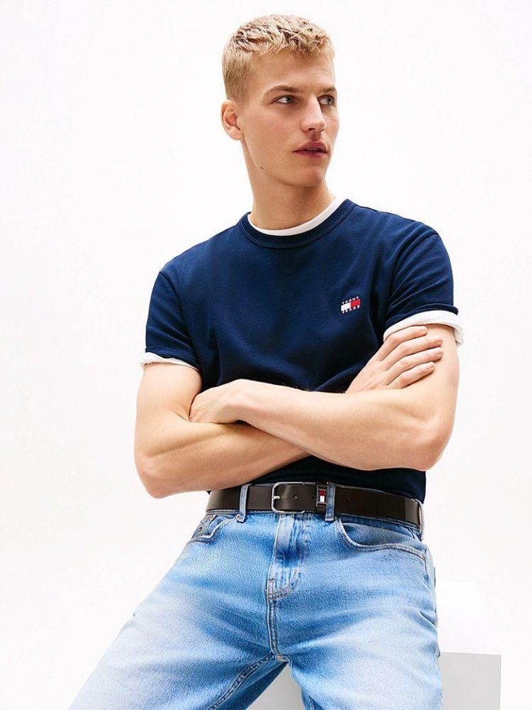 Tommy Hilfiger T Shirt Uomo Reg Badge Tee