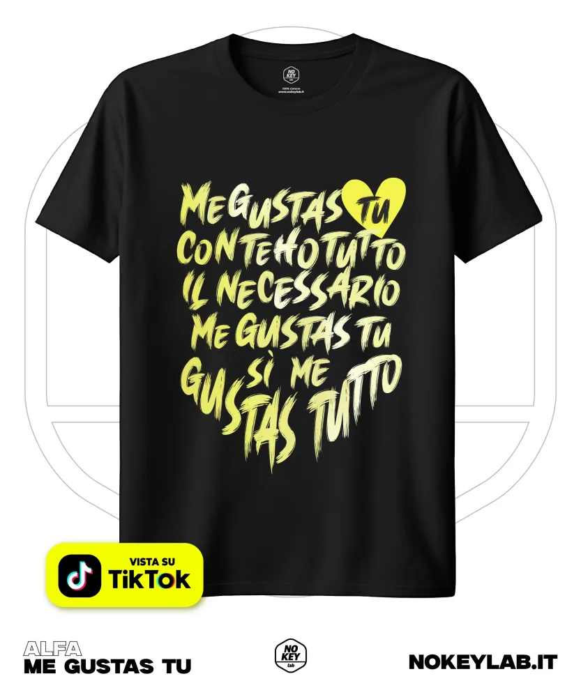 Maglia “A Me Mi Piace” – Ispirata ad Alfa | Amore, Destino, Connessione Maglia “A Me Mi Piace” – Ispirata ad Alfa | Amore, Destino, Connessione