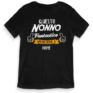 TeesBlitz T-Shirt divertente – Questo nonno fantastico appartiene a (NOME) – tee21-048 TeesBlitz T-Shirt divertente – Questo nonno fantastico appartiene a (NOME) – tee21-048