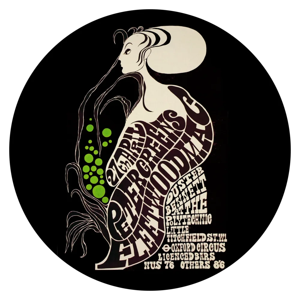 Slipmats 33 TBK-020 – Panno feltro nero giradischi – Peter Green