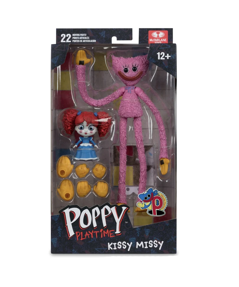 Poppy Playtime - Kissy Missy (con Poppy) - Action Figure 18 cm - immagine 3