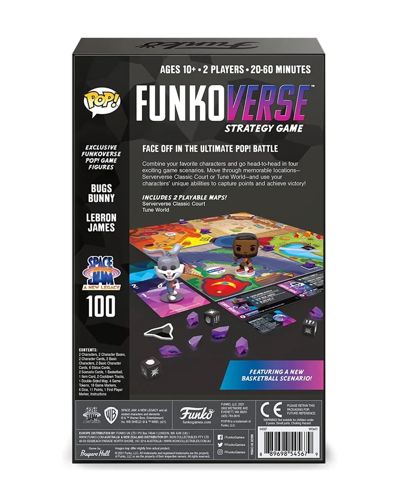 Funkoverse Space Jam: A New Legacy Funkoverse Board Game 2 Character Base Set English Version - immagine 2
