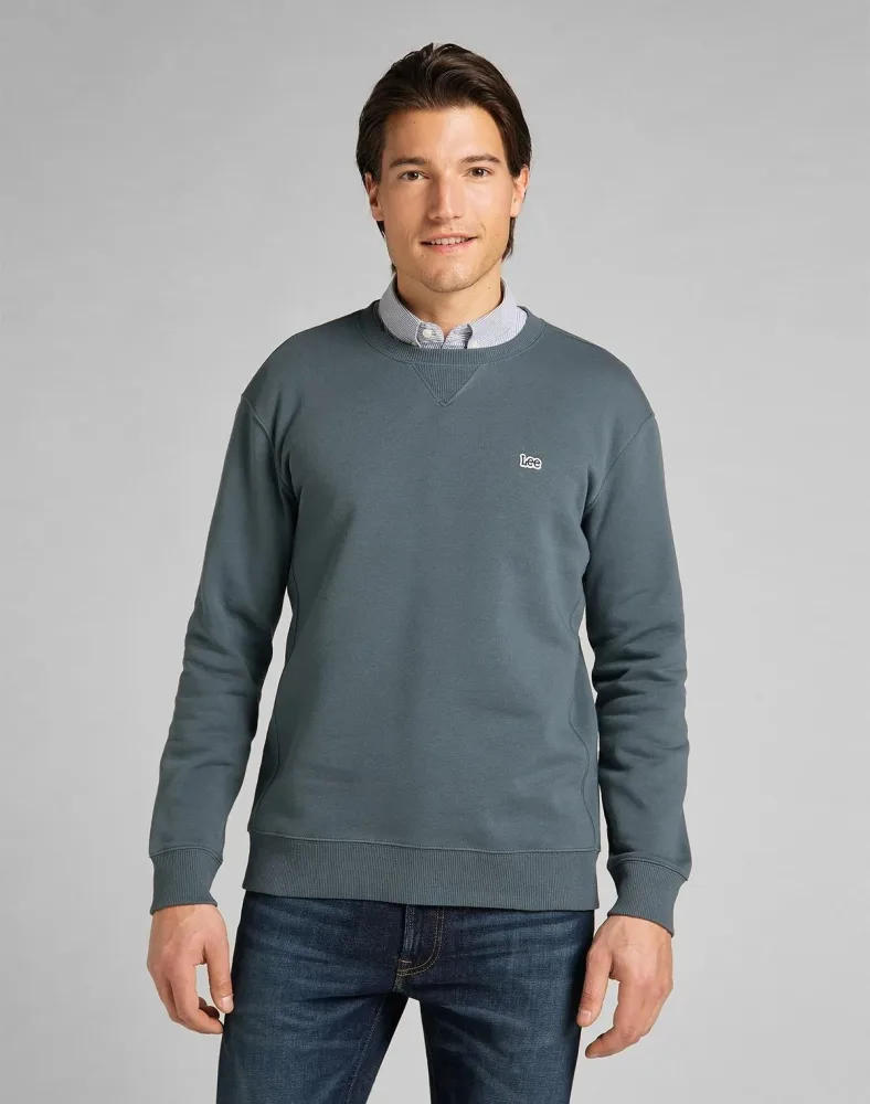 Lee Felpa Uomo Plain Crew - immagine 3
