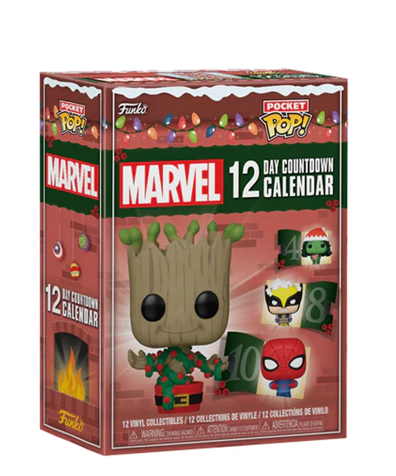 12 Day Countdown Calendar Pocket POP! Marvel Calendario dell'Avvento