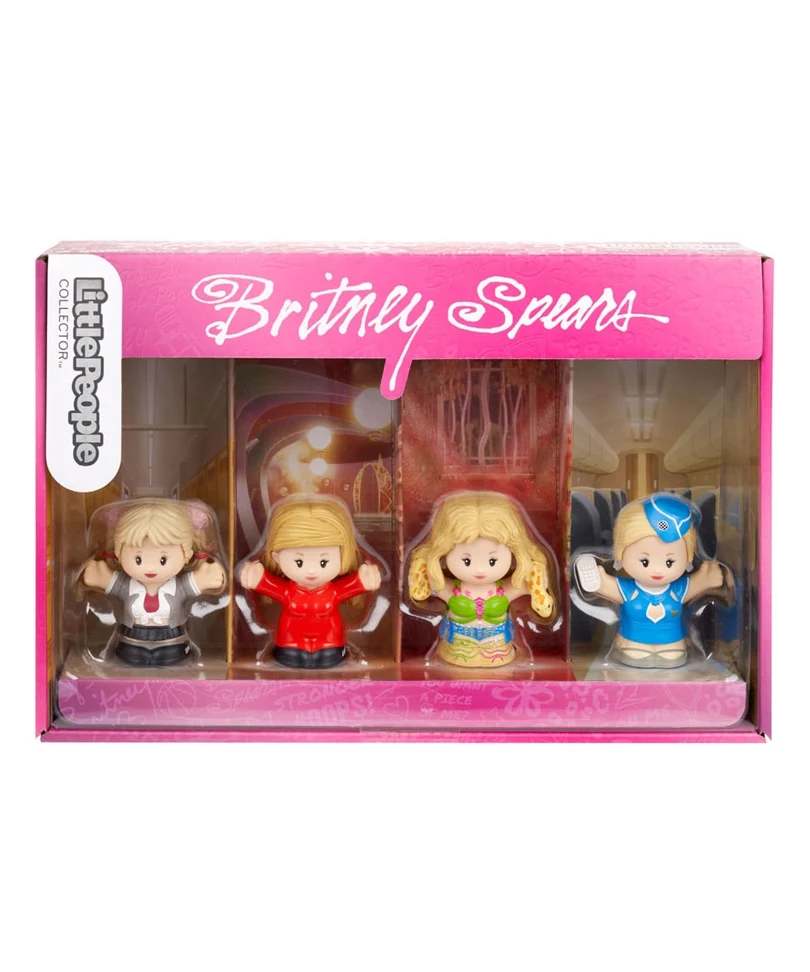 Britney Spears Fisher-Price Little People Collector Mini Figures 4-Pack 7 cm - immagine 3