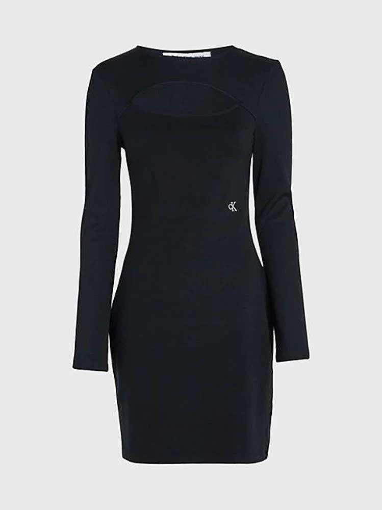 Calvin Klein Abito Donna Cut Out Rib Mix Milano