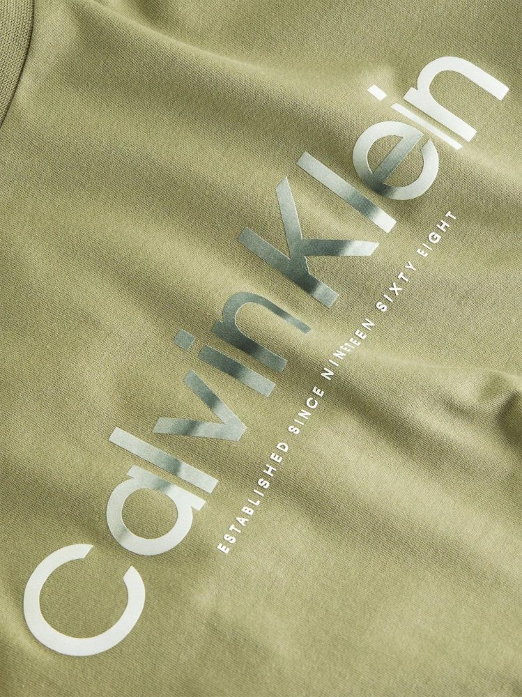 Calvin Klein T Shirt Uomo Diffused Logo - immagine 2