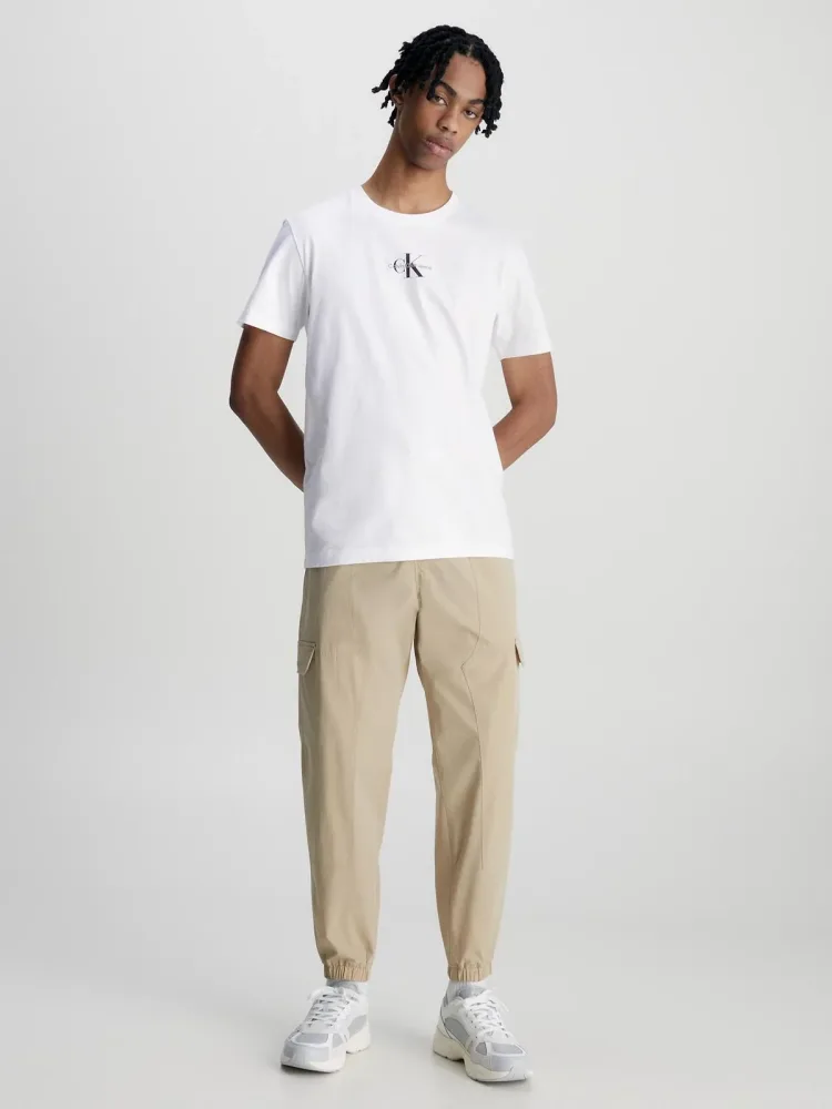 Calvin Klein T Shirt Uomo Monologo Regular Tee - immagine 2