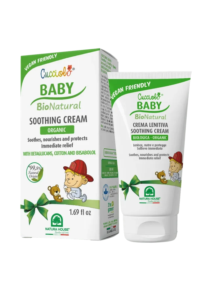 CUCCIOLO Baby BIO Natural CREMA LENITIVA Biologica - Lenisce, Nutre, Protegge - SOLLIEVO IMMEDIATO - immagine 3