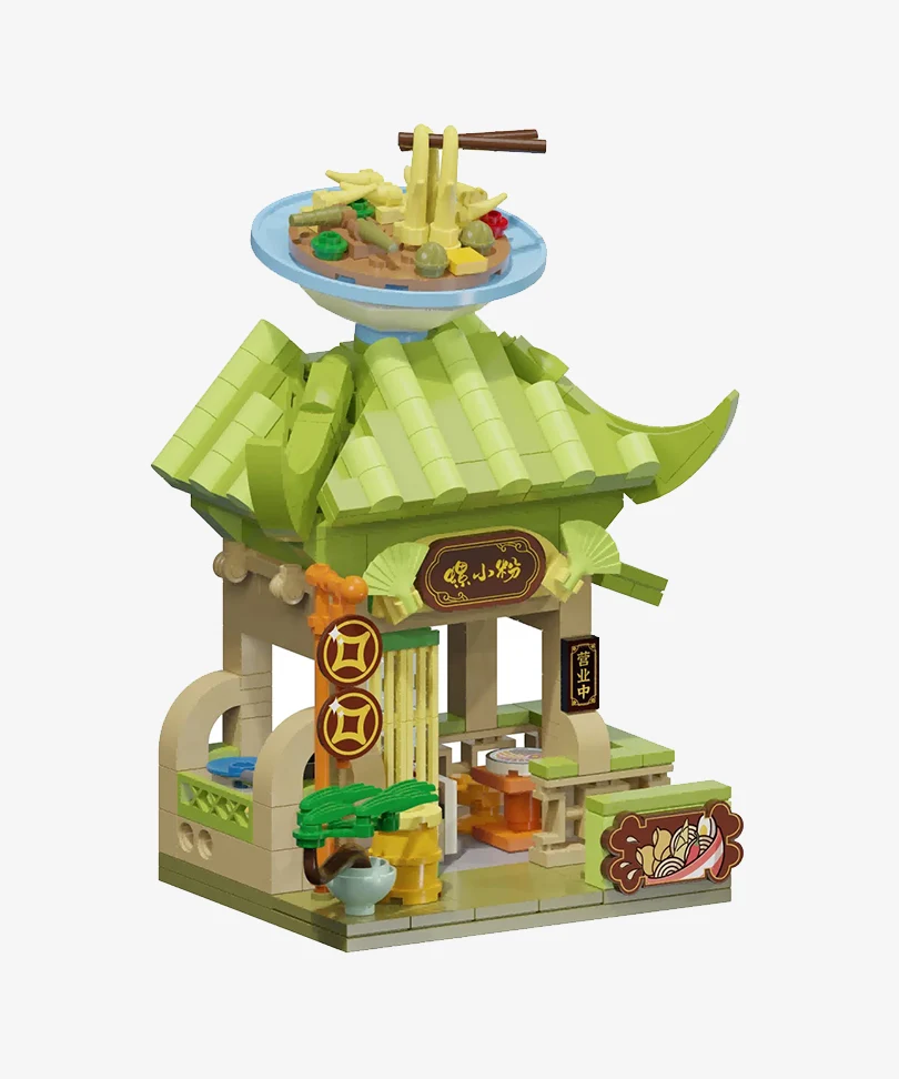 Pantasy - Streed Food - Classical River Snail Rice Noodle - Set di Costruzione