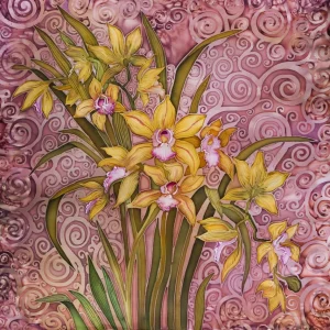 Tela Quadro Canvas Quadrata –  Collezione Quadri floreali cod. FLQ-17