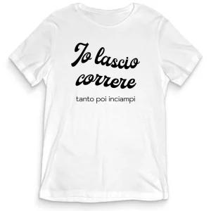 T-shirt Divertente – IO LASCIO CORRERE – tee24-016 T-shirt Divertente – IO LASCIO CORRERE – tee24-016