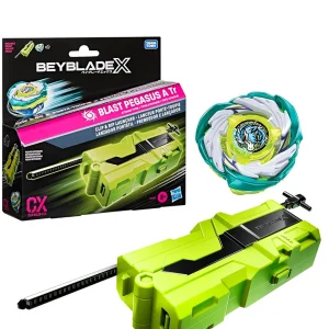 Beyblade X – Clip & Rip Launcher: Blast Pegasus A Tr Beyblade X – Clip & Rip Launcher: Blast Pegasus A Tr