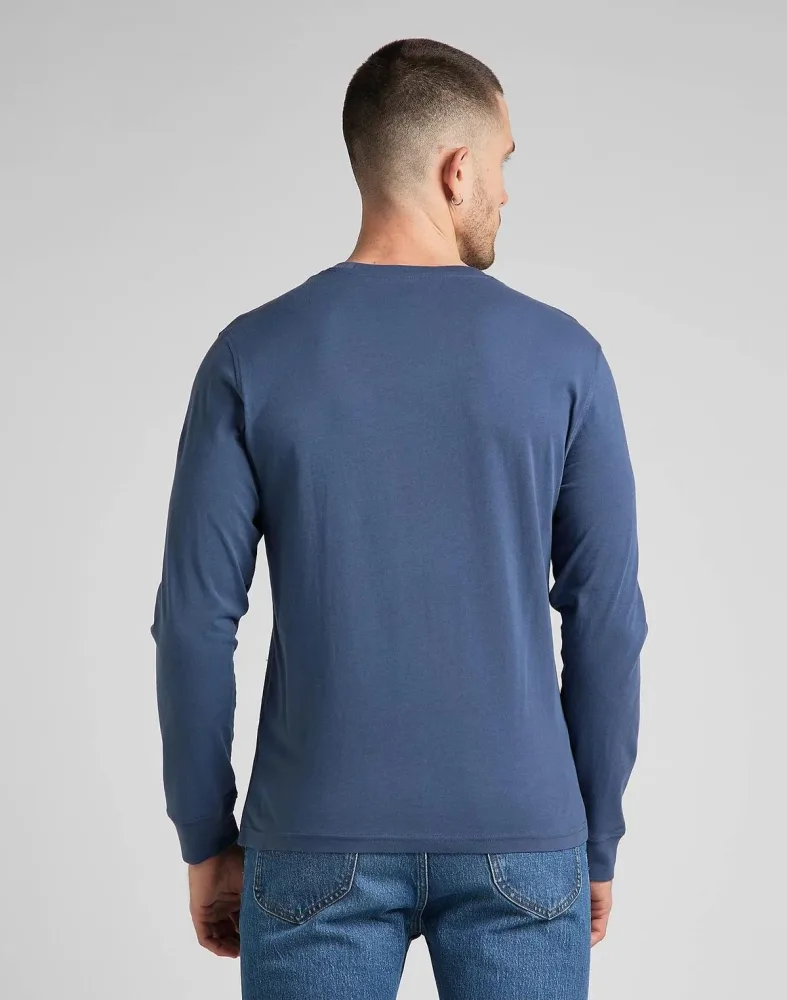 Lee T Shirt Ml Uomo Ls Patch Logo Tee - immagine 2