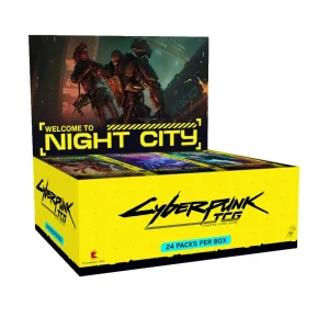 Box Cyberpunk Card Game – Welcome To Night City (24 Packs)