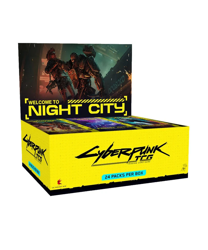 Box Cyberpunk Card Game – Welcome To Night City (24 Packs)