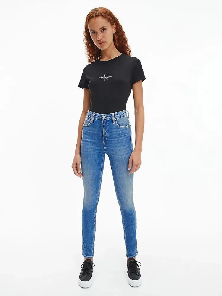 Calvin Klein Jeans Donna High Rise Skinny - immagine 3