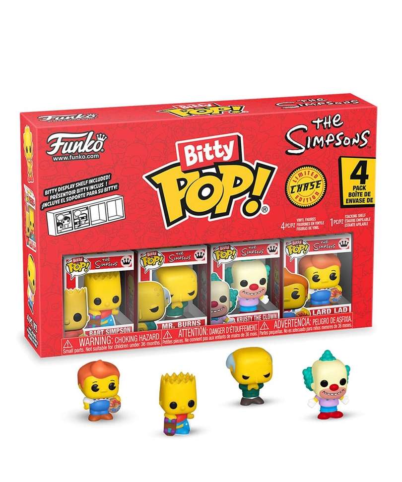 Bart Simpson / Mr. Burns / Krusty the Clown / Scegli il tuo Bitty (4-Pack)