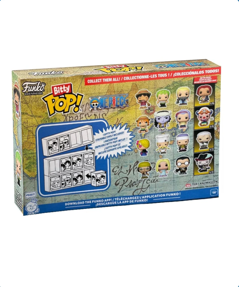 Monkey D. Luffy / Roronoa Zoro / Axe-Hand Morgan / Scegli il tuo Bitty (4-Pack) - immagine 2