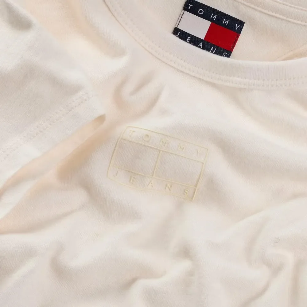 Tommy Hilfiger T Shirt Donna Slim Crop Tonal - immagine 3