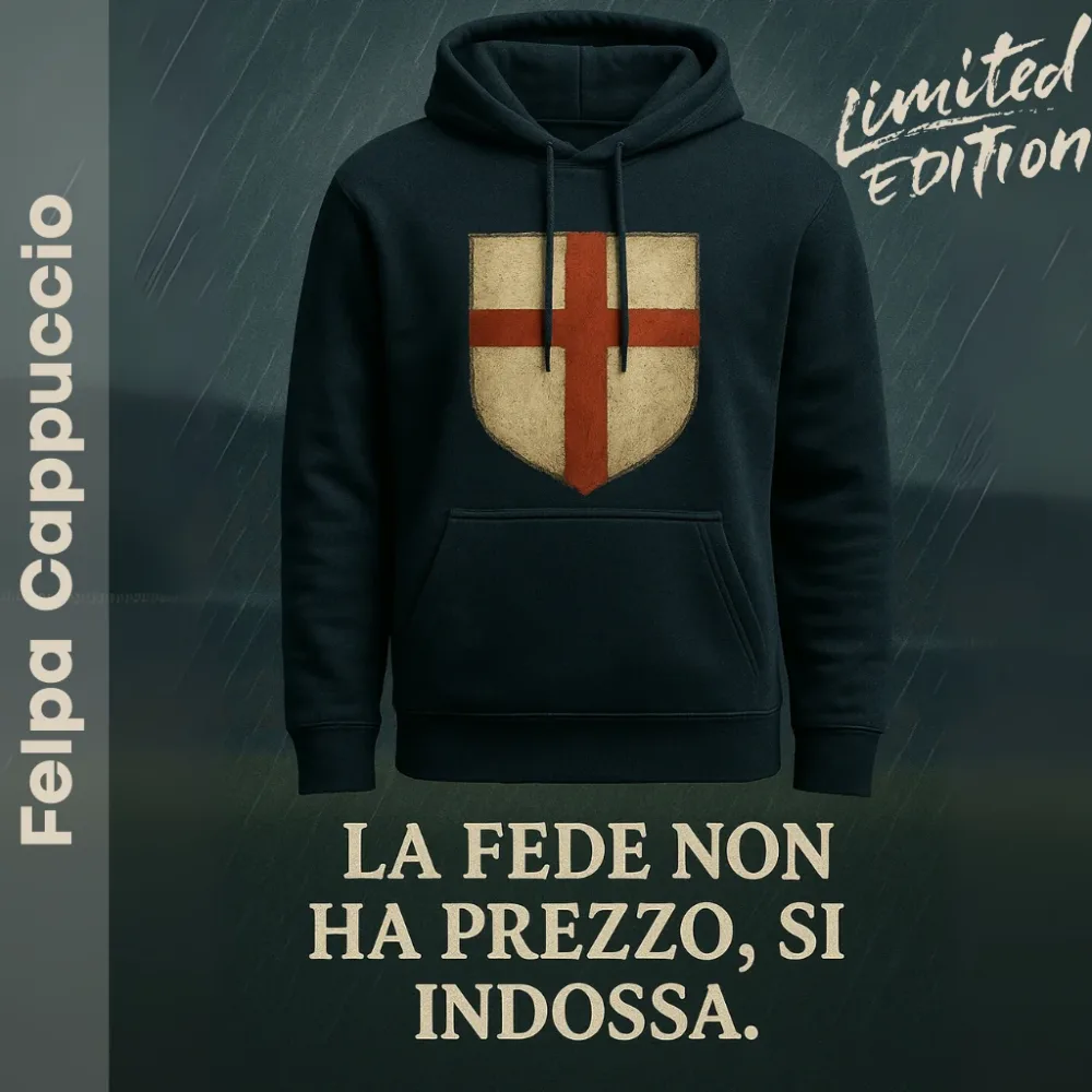Felpa Genoa "La Fede si Indossa" | Limited Edition Gradinata Nord - immagine 2