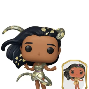 Pocahontas (Leaves) (Gold) with Pin Pocahontas (Leaves) (Gold) with Pin