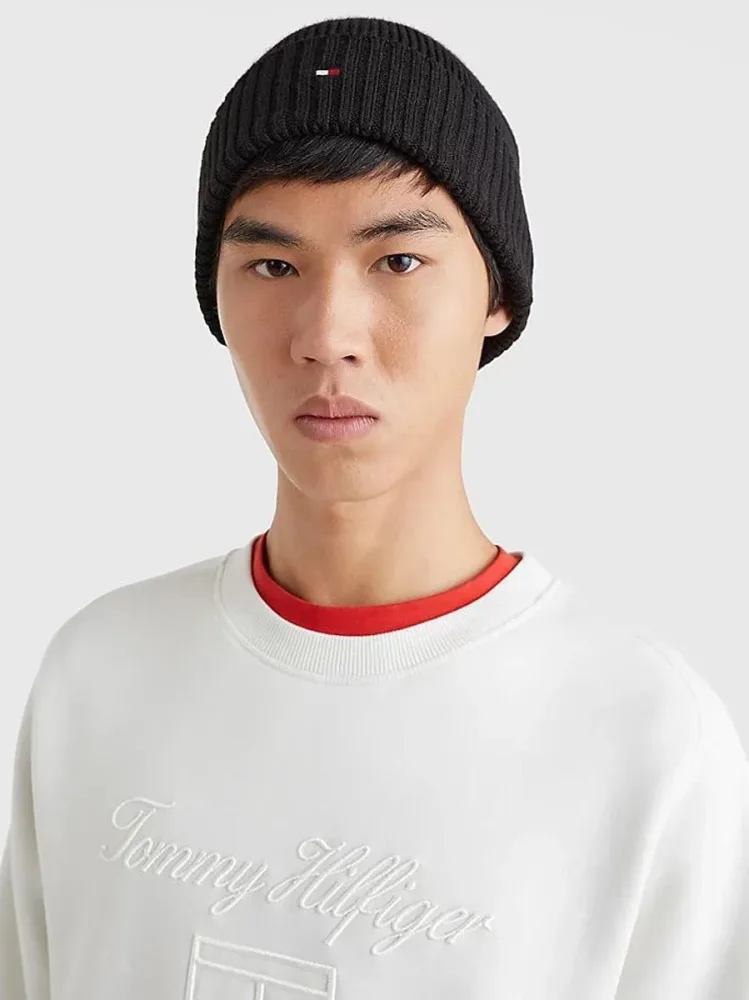 Tommy Hilfiger Cappello Uomo Essential Flag Beanie - immagine 3
